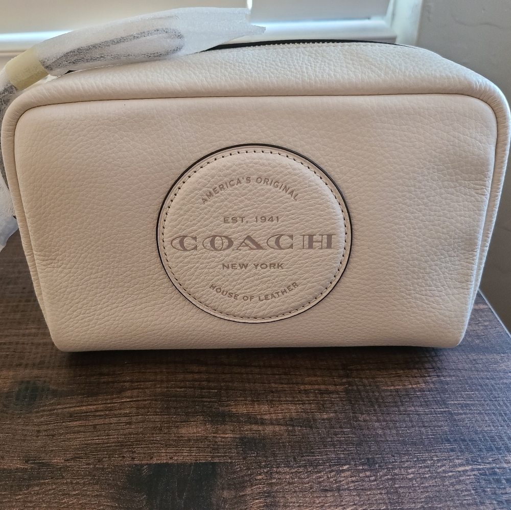 Dempsey Boxy Cosmetic Case 20 With Coach Patch